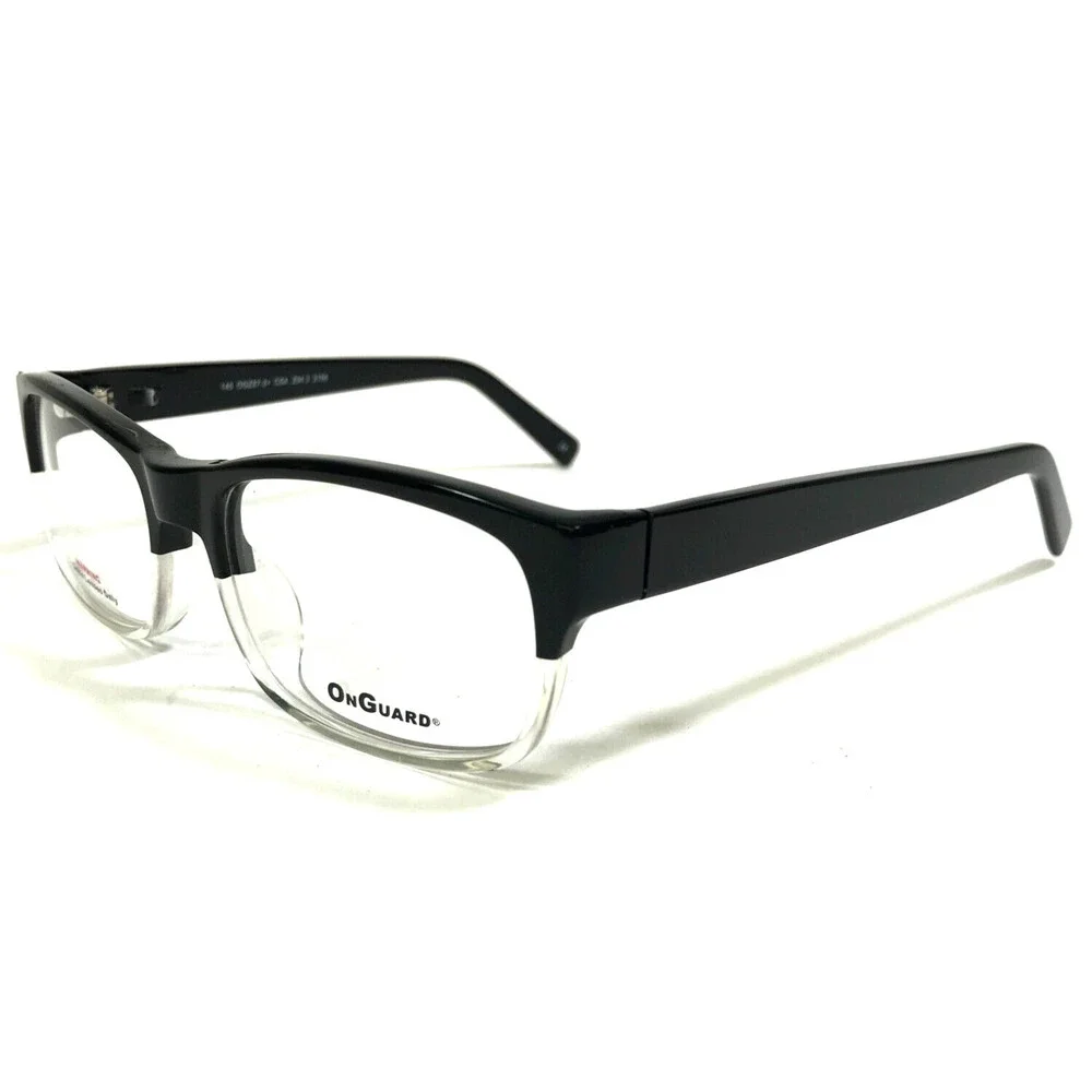 OnGuard Safety Goggles Eyeglasses Frames OG-015 BLACK CLEAR Z87-2+ 52-17-140